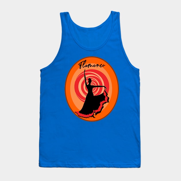 Flamenco Fireball Tank Top by SphynxDen